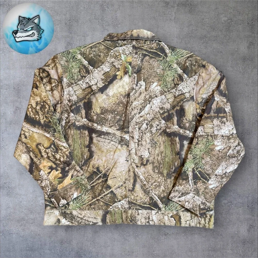 Nike Air Jordan Flight Chicago Realtree Jacket  Mens Sz XL Olive Sail HV0649-222